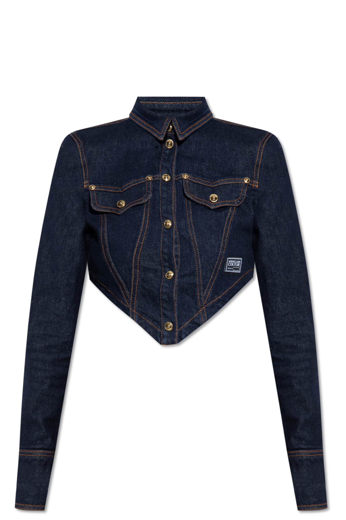 Navy blue Denim jacket Versace Jeans Couture - Vitkac Canada